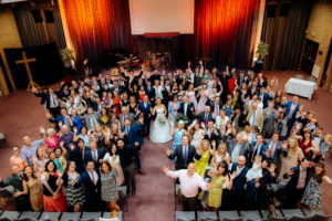 Swansea Wales wedding German wedding dancing wales wedding photographer candid photographs fun photography adventurous photos group shot