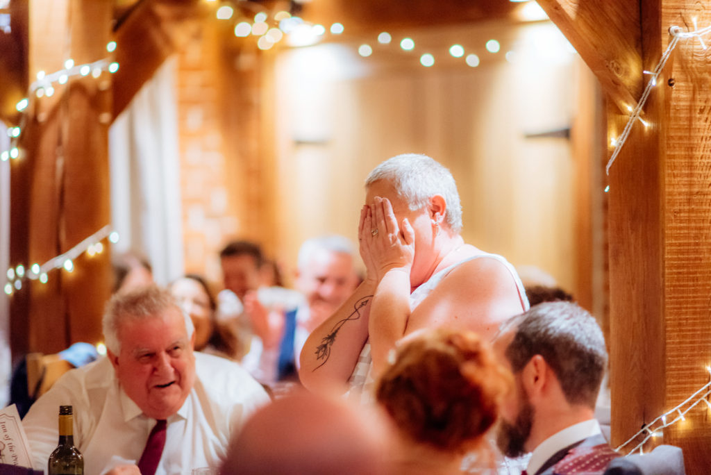 Kent wedding photographer The Ferry House Inn Harty Creative wedding Magical themed wedding DIY wedding crafts book themed Harry Potter Lord of the Rings wedding dress father of the bride candid wedding photos speeches