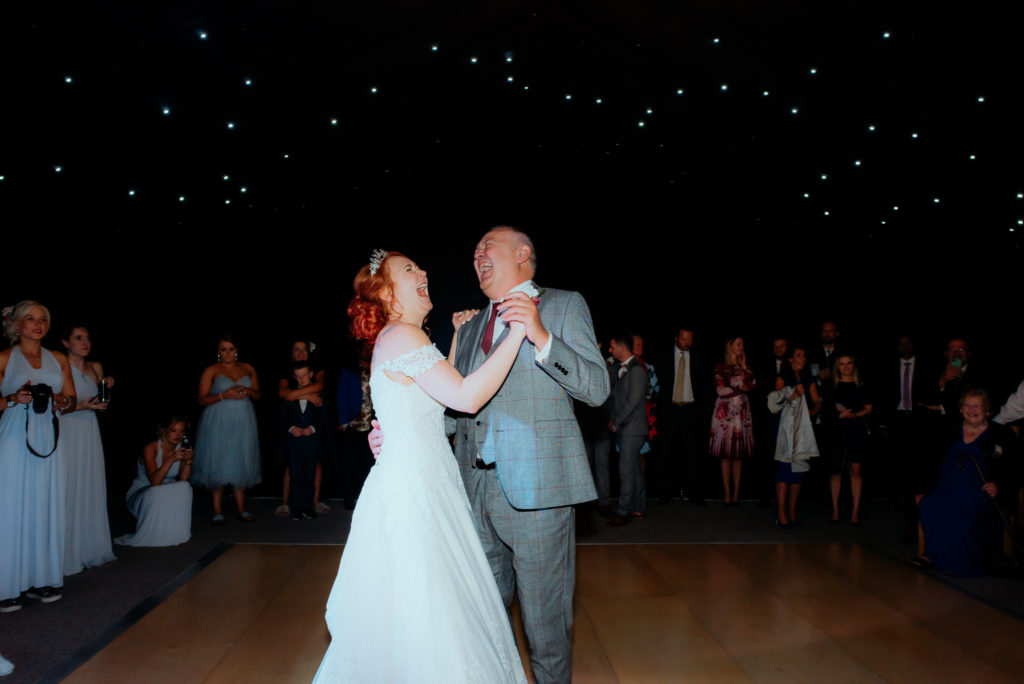 Kent wedding photographer The Ferry House Inn Harty Creative wedding Magical themed wedding DIY wedding crafts book themed Harry Potter Lord of the Rings wedding dress father of the bride candid wedding photos couples portraits first dance DJ