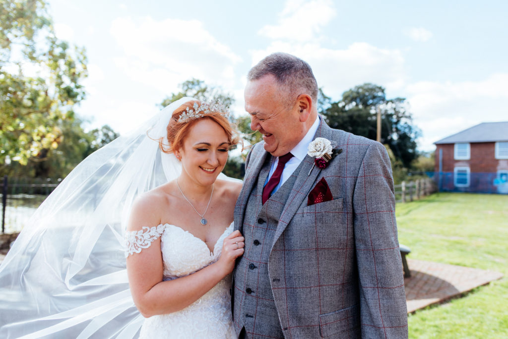 Kent wedding photographer The Ferry House Inn Harty Creative wedding Magical themed wedding DIY wedding crafts book themed Harry Potter Lord of the Rings wedding dress father of the bride bridesmaids