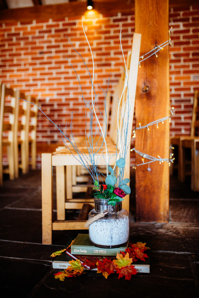 Kent wedding photographer The Ferry House Inn Harty Creative wedding Magical themed wedding DIY wedding crafts book themed Harry Potter Lord of the Rings