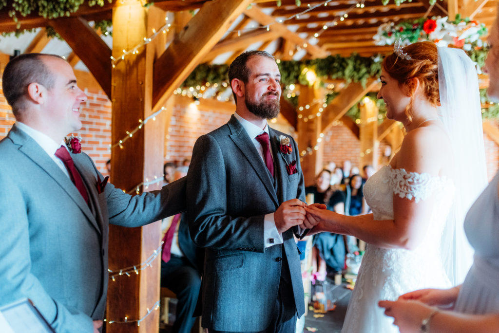 Kent wedding photographer The Ferry House Inn Harty Creative wedding Magical themed wedding DIY wedding crafts book themed Harry Potter Lord of the Rings wedding ceremony