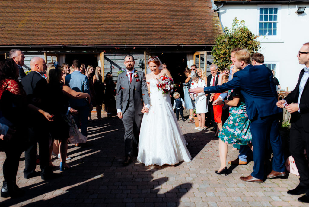 Kent wedding photographer The Ferry House Inn Harty Creative wedding Magical themed wedding DIY wedding crafts book themed Harry Potter Lord of the Rings wedding ceremony