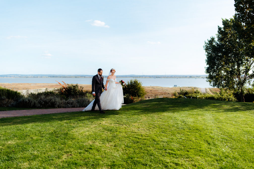 Kent wedding photographer The Ferry House Inn Harty Creative wedding Magical themed wedding DIY wedding crafts book themed Harry Potter Lord of the Rings wedding ceremony couples photos bride and groom