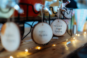 St Mary's Arts Centre Sandwich table decorations Dover wedding Kent wedding DIY decor creative wedding homemade plum vodka