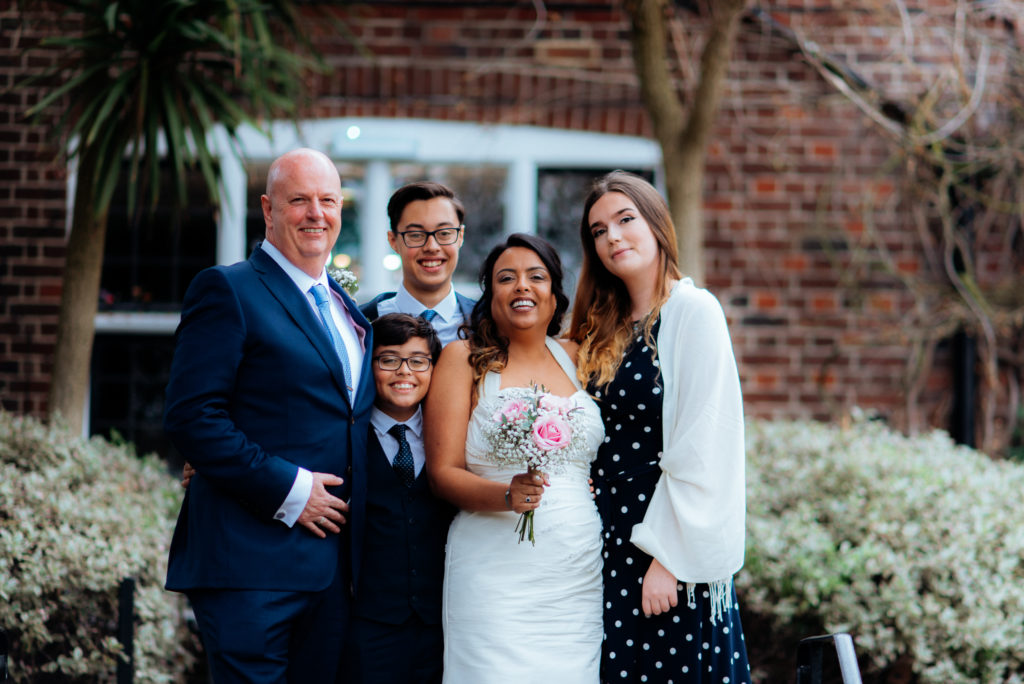 family portrait weybridge wedding