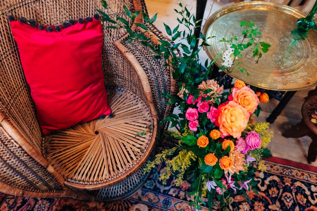 Colourful wedding inspired by Morocco