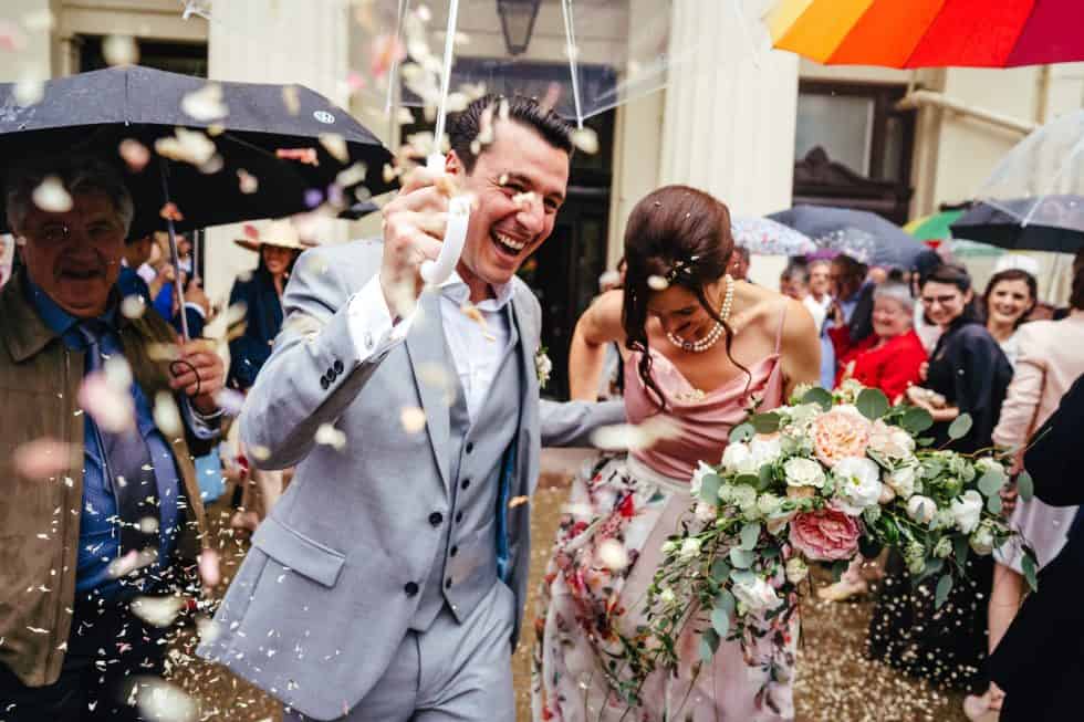 Fun wedding photography