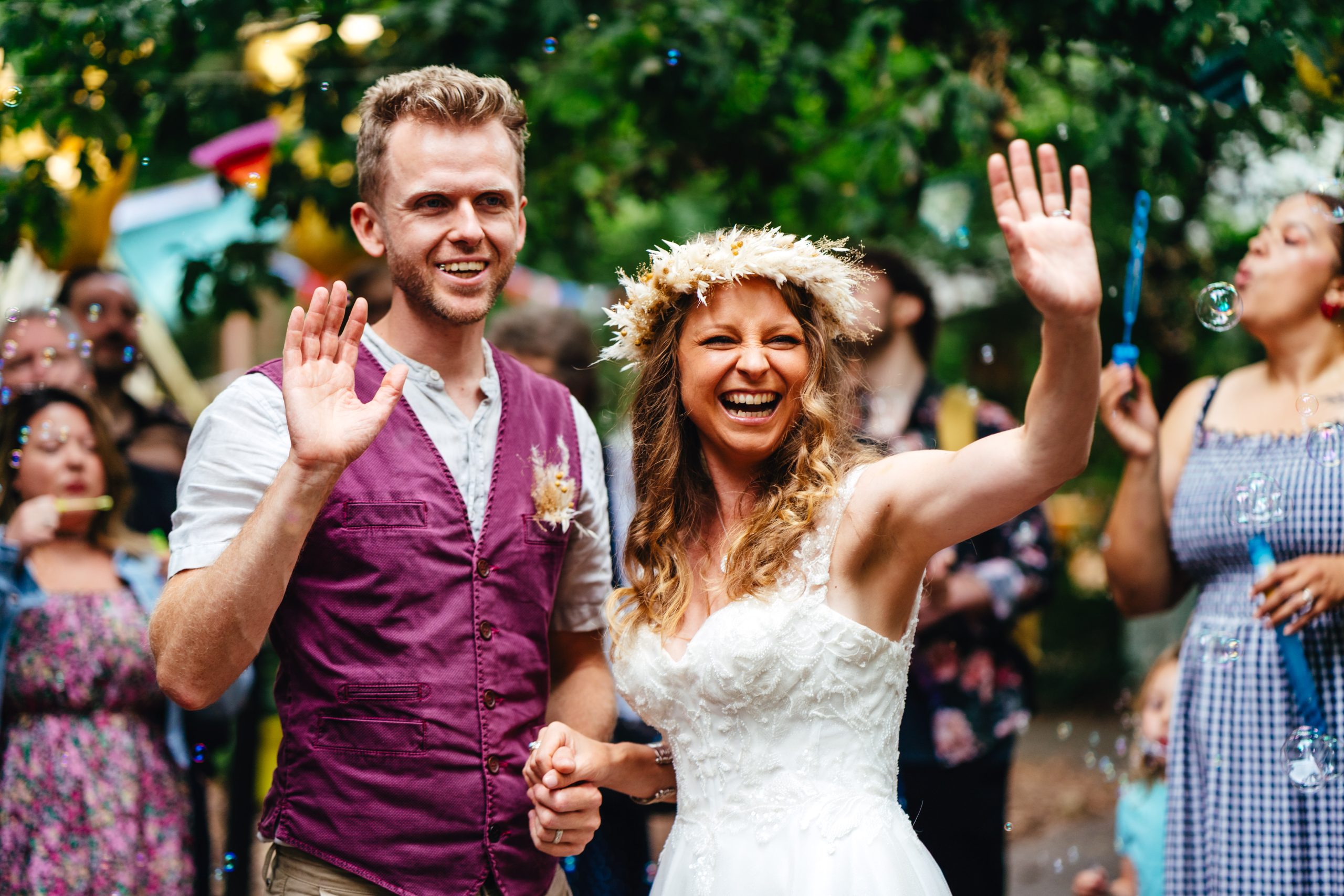 Woodland devon wedding
